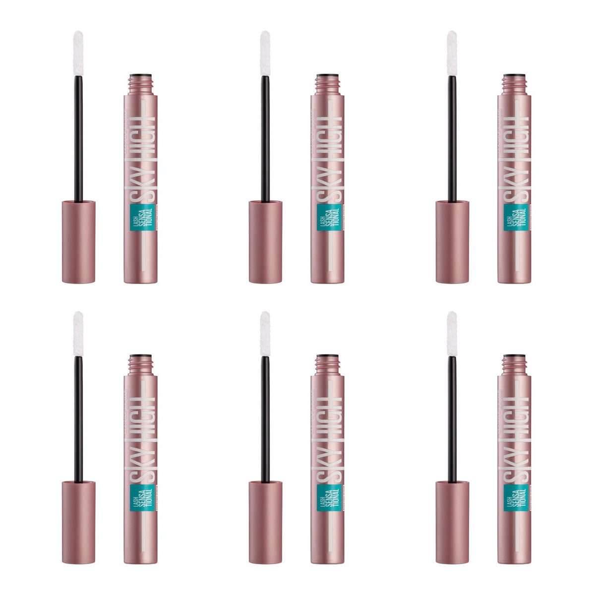 Maybelline Sky-High Lift & Lengthening Eyelash Serum, 00 Clear - 6 Pack