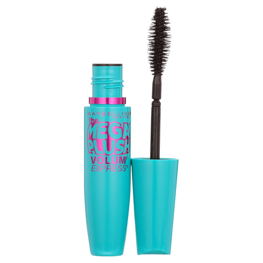 Maybelline Volum Express The Mega Plush Washable Mascara, Blackest Black