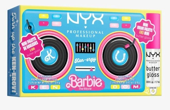 NYX Barbie On The Go Shadow & Gloss Turn Up The Kenergy Festival Set
