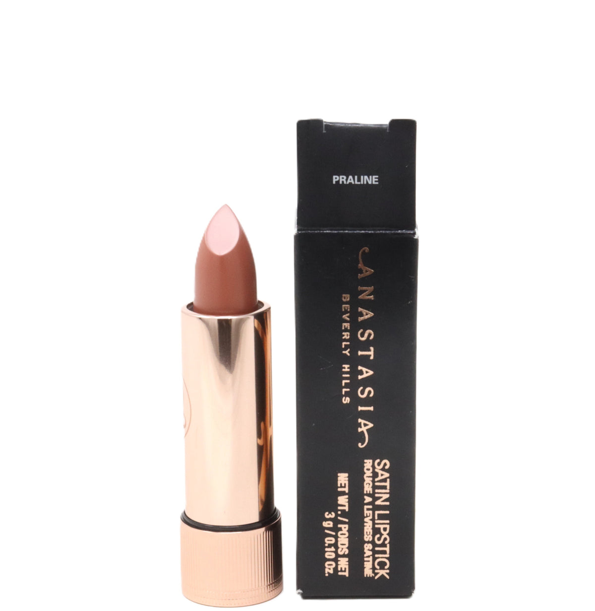 Anastasia Satin Lipstick Praline 0.10oz/3g New With Box