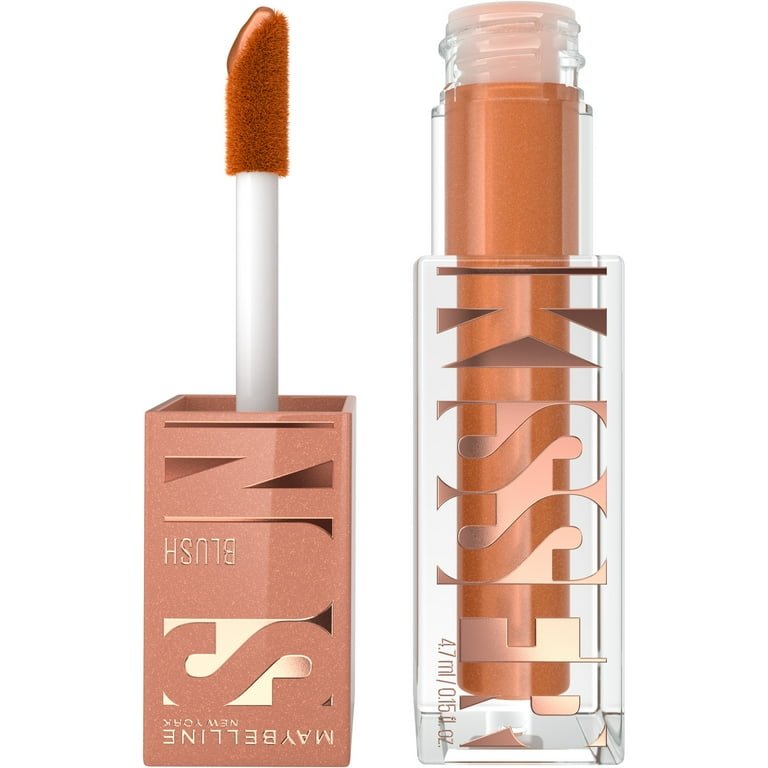 Maybelline Sunkisser Multi-Use Liquid Blush and Bronzer, Blendable Formula, Summer in the City, 0.23 fl oz
