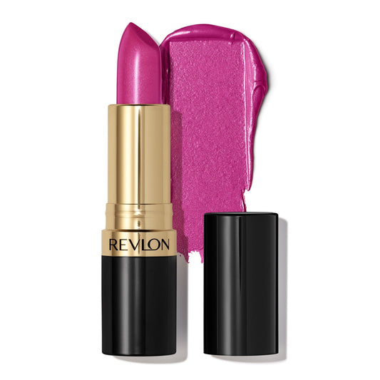 Revlon Super Lustrous Pearl Lipstick, Creamy Formula, 457 Wild Orchid, 0.15 oz
