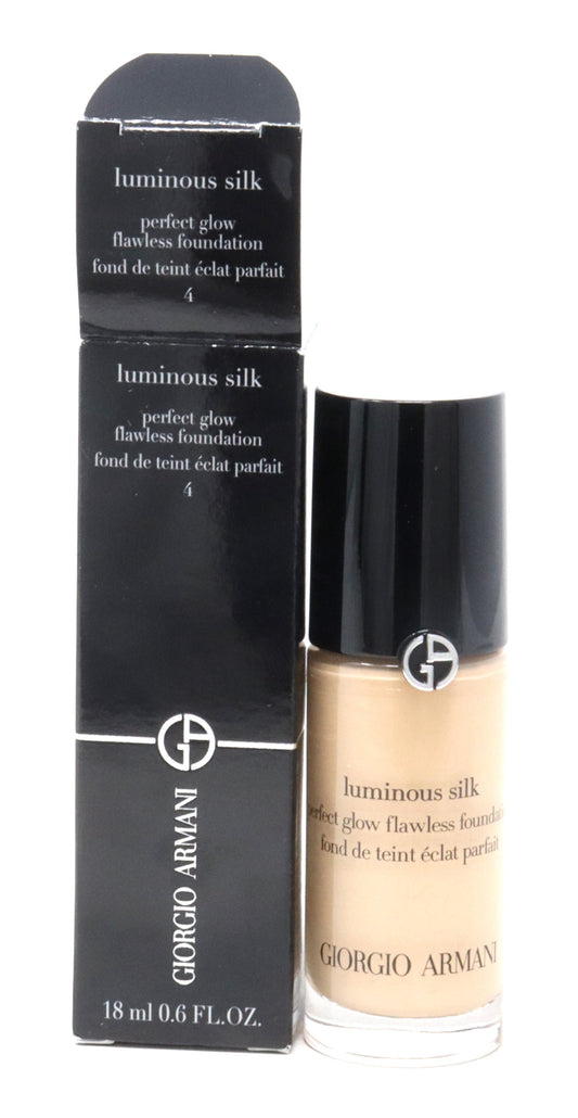 Giorgio Armani Luminous Silk Perfect Glow Flawless Foundation 0.6oz 4 New