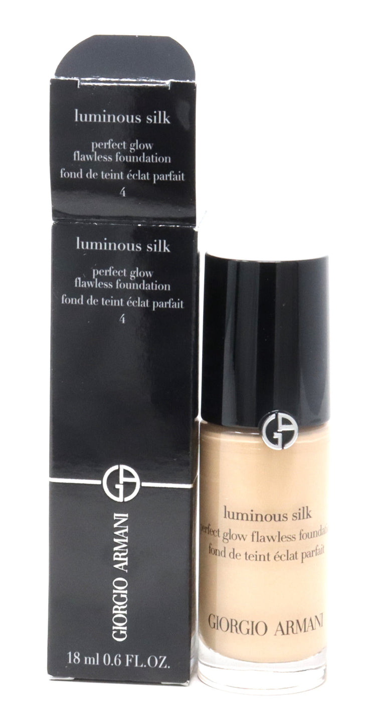 Giorgio Armani Luminous Silk Perfect Glow Flawless Foundation 0.6oz 4 New