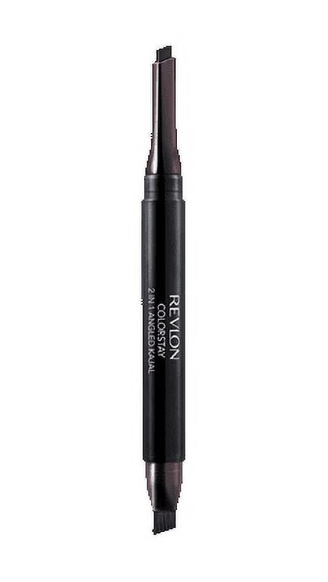 Revlon ColorStay 2 in 1 Angled Kajal Eyeliner, 102 Fig, 0.01 oz