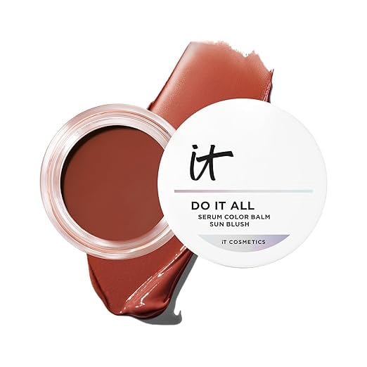 IT Cosmetics Do It All Serum Color Balm - Sun-kissed Cream Blush + Bronzer, Sun Rush 60