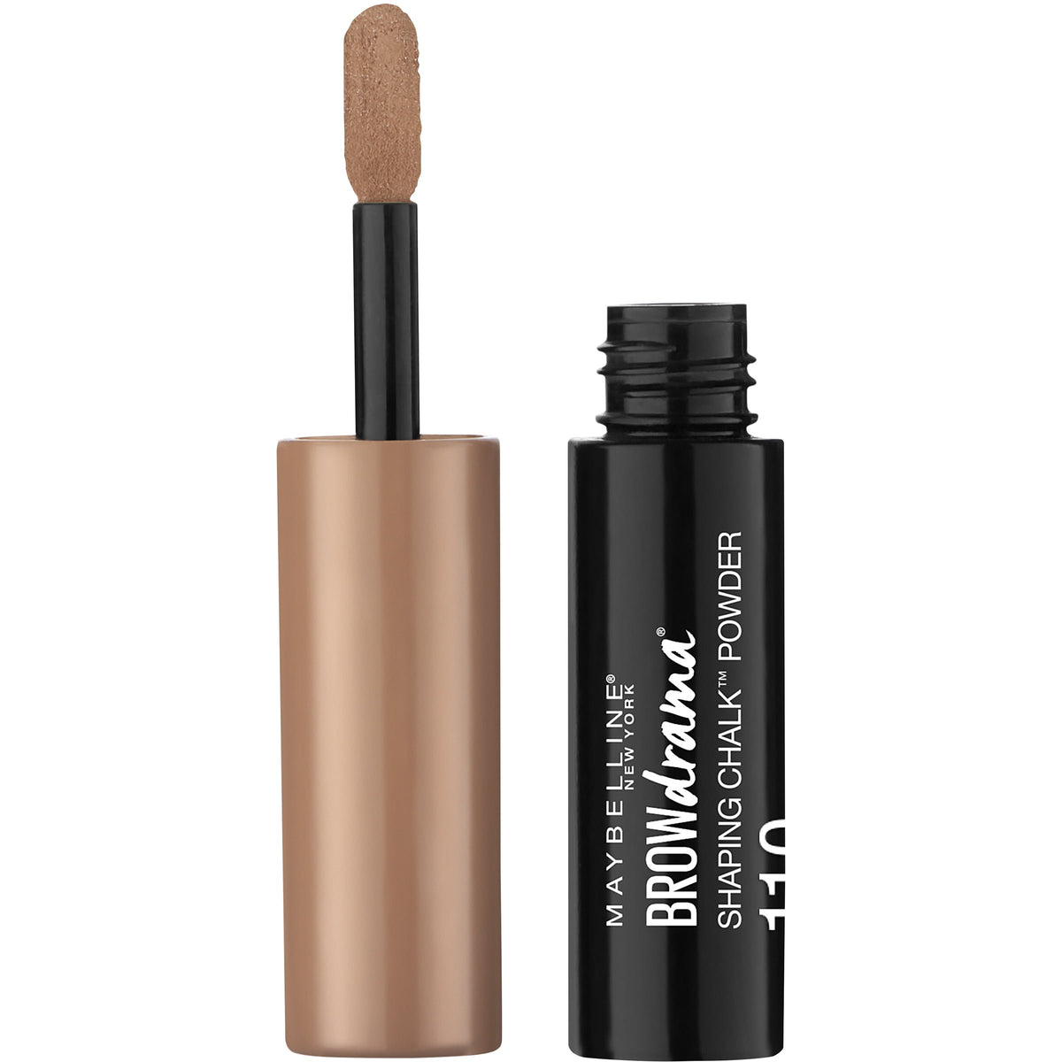 Maybelline Brow Drama Shaping Chalk Powder, Soft brown
