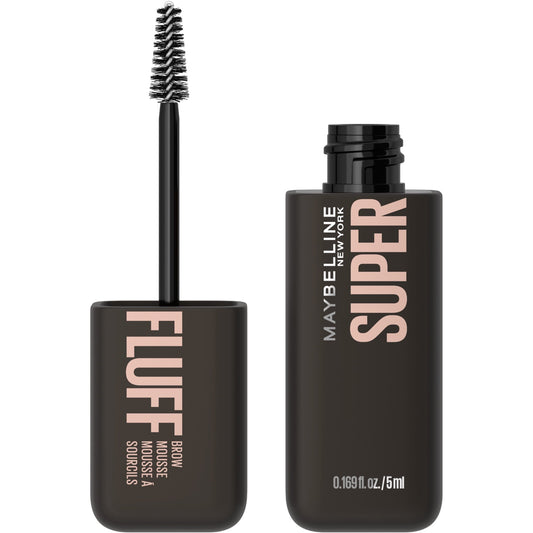 Maybelline Superfluff Volumizing Eyebrow Gel Mousse, Medium Brown, 0.17 fl oz