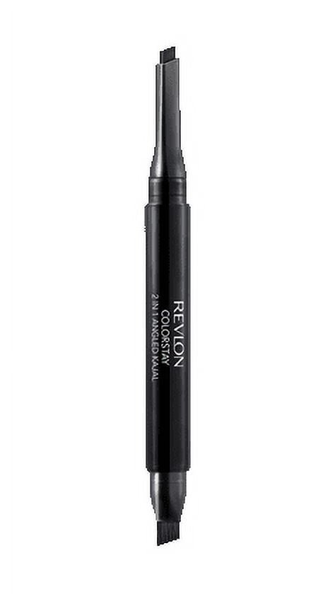 Revlon ColorStay 2 in 1 Angled Kajal Eyeliner, 104 Graphite, 0.01 oz