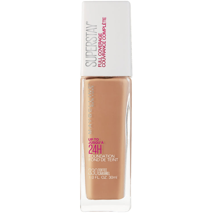 Maybelline Super Stay Full Coverage Liquid Foundation Makeup, Toffee, 1 fl. oz.