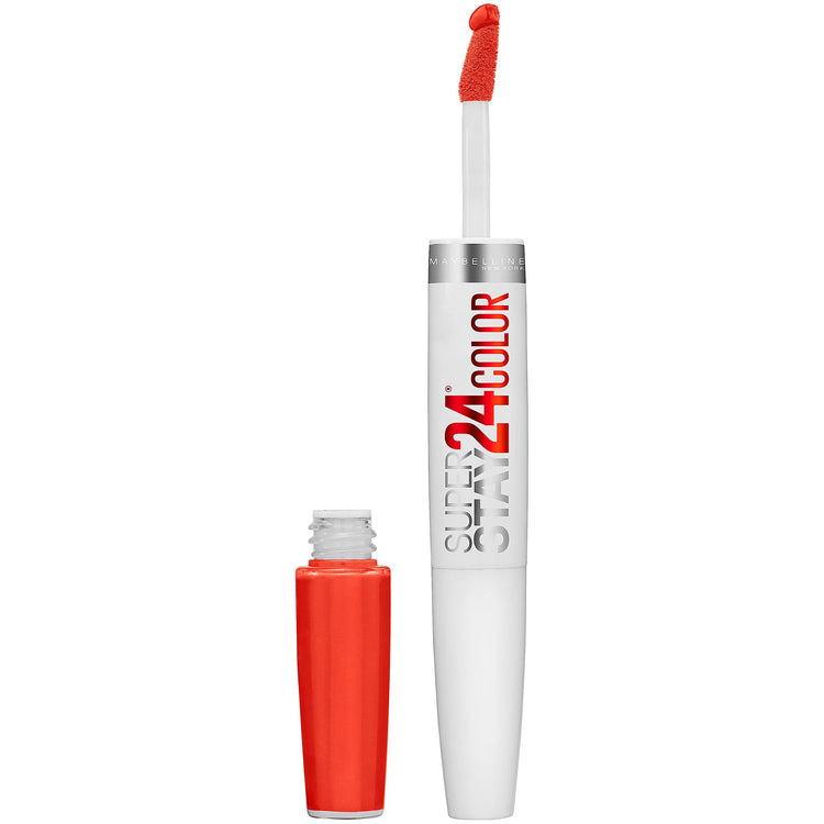 Maybelline New York SuperStay 24 Liquid Lipstick Kit, Non-Stop Orange