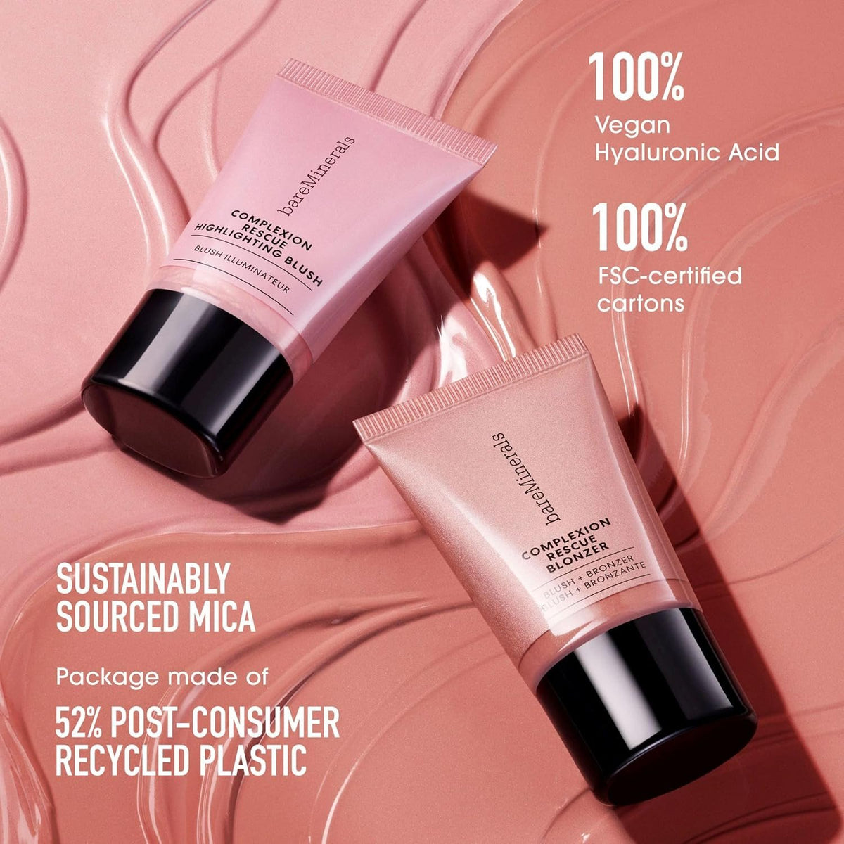 bareMinerals Complexion Rescue Liquid Blonzer Kiss of Mauve 0.5oz
