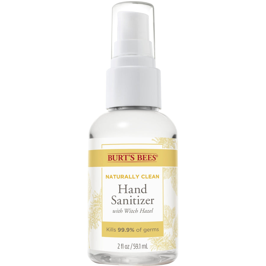 Burts Bees Naturally Clean Hand Sanitizer with Witch Hazel, 2 oz