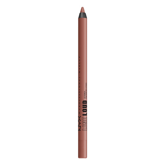 NYX Professional Makeup Line Loud Lip Liner, Longwear Matte Lip Pencil, Ambition Statement