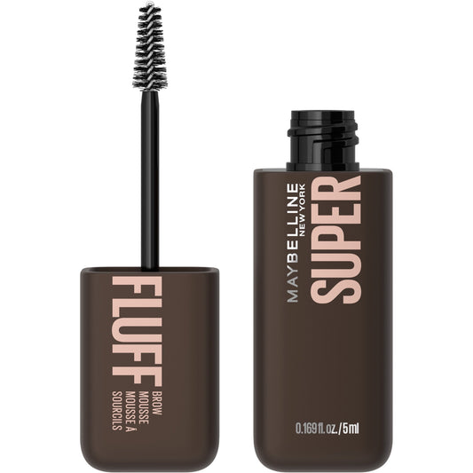 Maybelline Superfluff Volumizing Eyebrow Gel Mousse, Black Brown, 0.17 fl oz