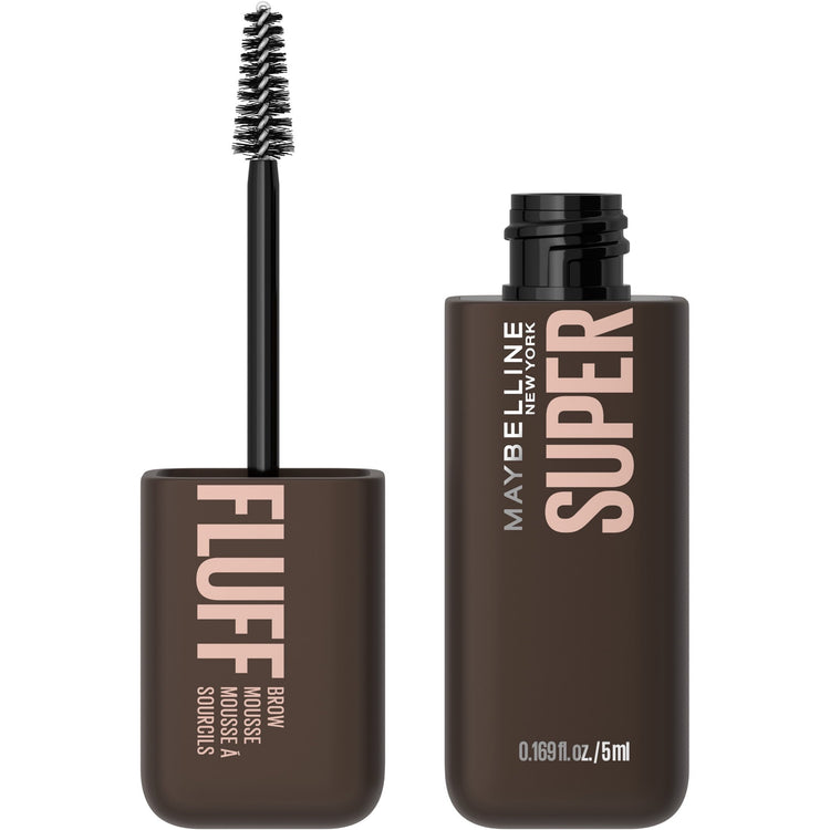 Maybelline Superfluff Volumizing Eyebrow Gel Mousse, Black Brown, 0.17 fl oz