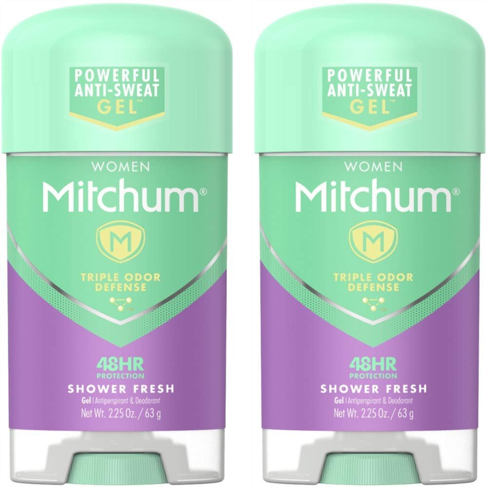 Mitchum For Women Power Gel Anti-Perspirant Deodorant Powder Fresh 2.25, Pack of 2