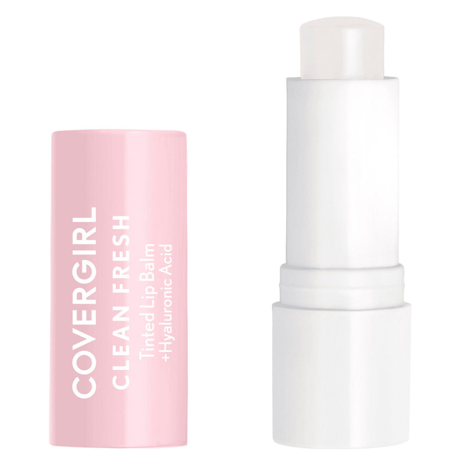 COVERGIRL Clean Fresh Tinted Lip Balm, 100 Clear As Crystal, 0.14 oz
