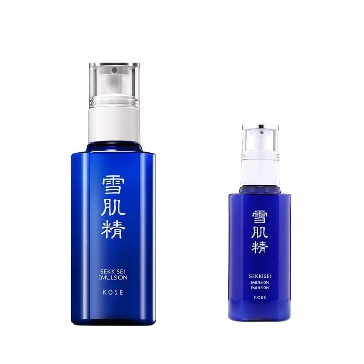 SEKKISEI Emulsion 2 Bottles Set: 4.7 Ounce and 2.3 Ounce