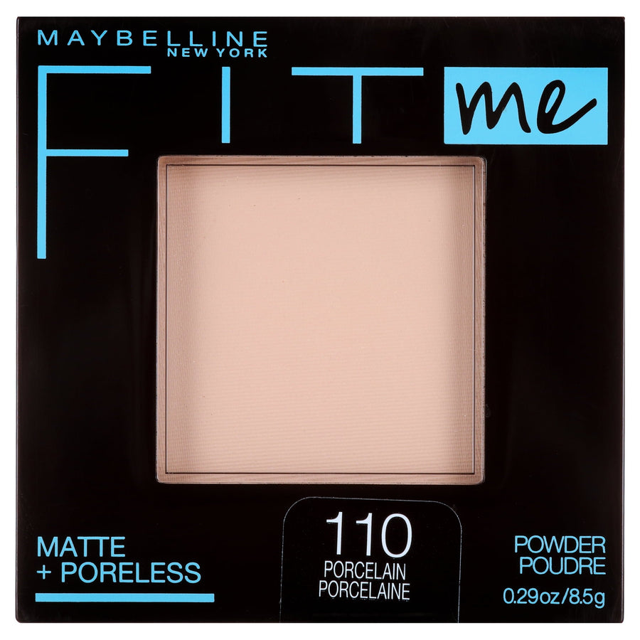 Maybelline Fit Me Matte Poreless Pressed Face Powder Makeup, Porcelain , 0.29 oz
