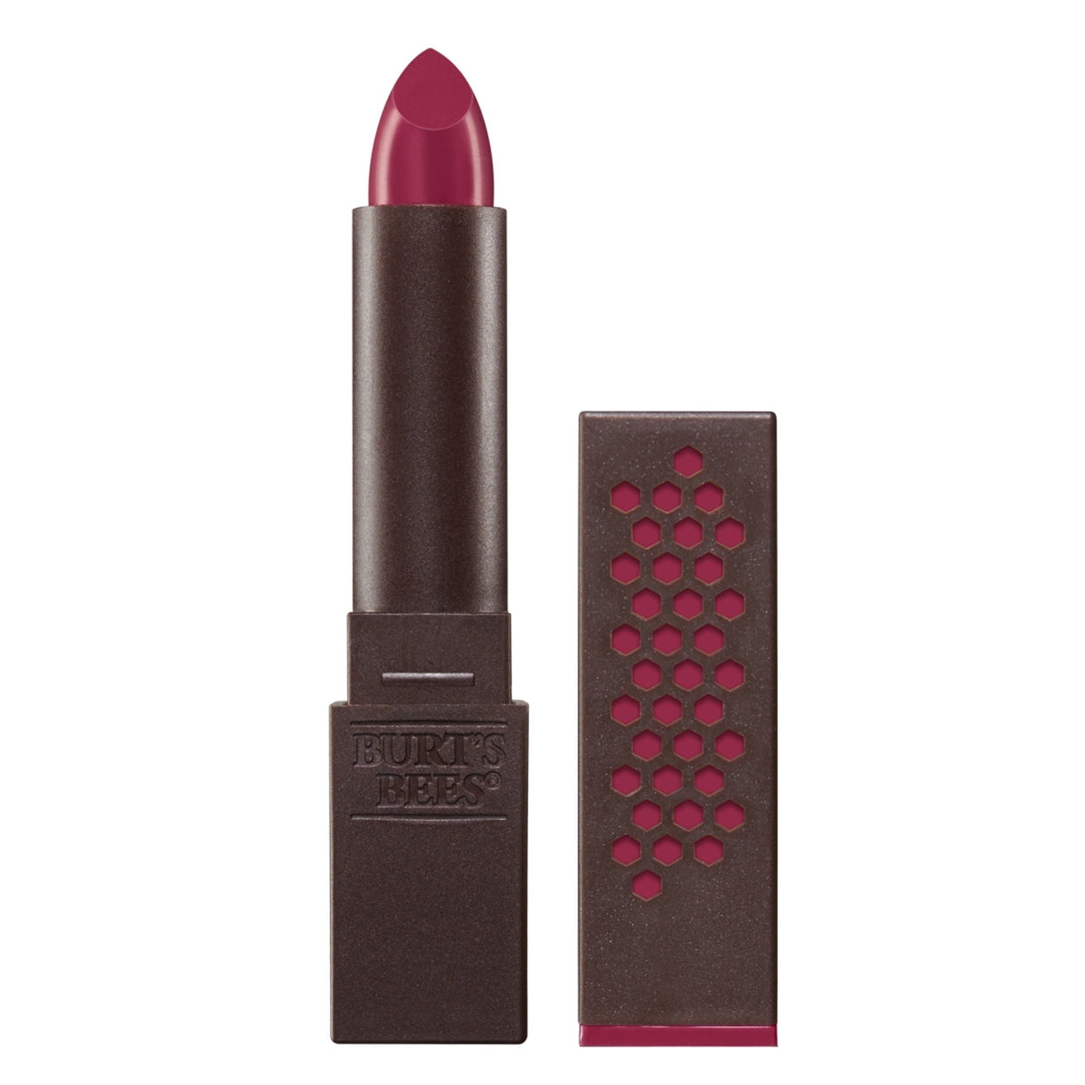 Burts Bees 100% Natural Moisturizing Lipstick, Wine Wave, 1 Count