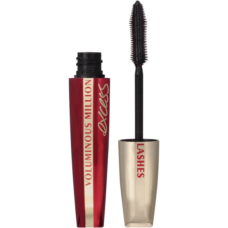 L'Oreal Paris Voluminous Million Lashes Excess Washable Mascara, Blackest Black