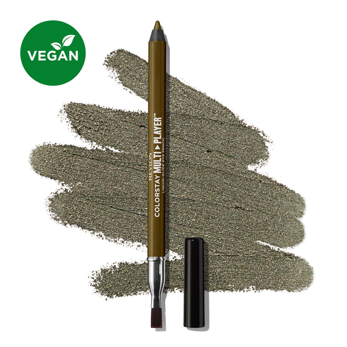 Revlon ColorStay Multiplayer Liquid-Glide Eye Pencil, Waterproof Eye Liner, 405 Fortress, 0.03 oz