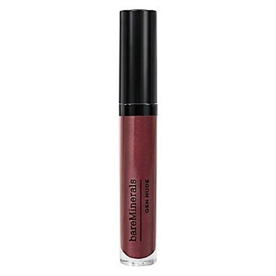 BAREMINERALS GEN NUDE PATENT LIPSTICK 0.12 OZ PLUM GARNET BAREMINERALS/GEN NUDE PATENT LIP LACQUER PLUM GARNET 0.12 OZ (3.7 ML)