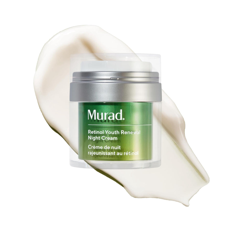 Murad Retinol Youth Renewal Night Cream - Anti-Aging Moisturizer with Retinol Tri-Active Technology and Niacinamide Gently Fights Wrinkles and Fine Lines, Boosts Radiance and Firms Skin - 1.7 Fl Oz