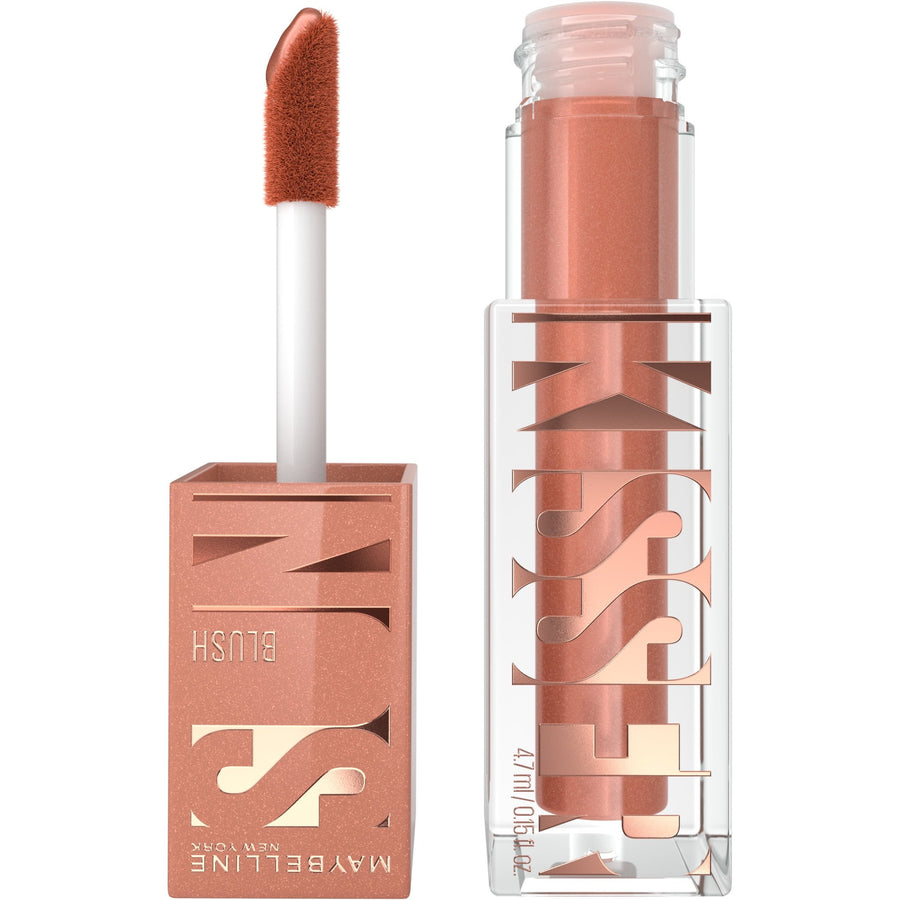 Maybelline Sunkisser Multi-Use Liquid Blush and Bronzer, Blendable Formula, Shades On, 0.23 fl oz