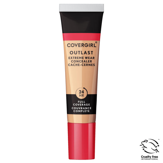 COVERGIRL Outlast Extreme Wear Concealer, Classic Ivory, .3 fl oz, Full Coverage, All Day Wear