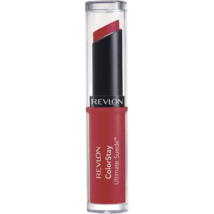 Revlon ColorStay Ultimate Suede Lipstick, Longwear Soft, Ultra-Hydrating High-Impact Lip Color, Formulated with Vitamin E, 080 Fashionista, 0.09 oz