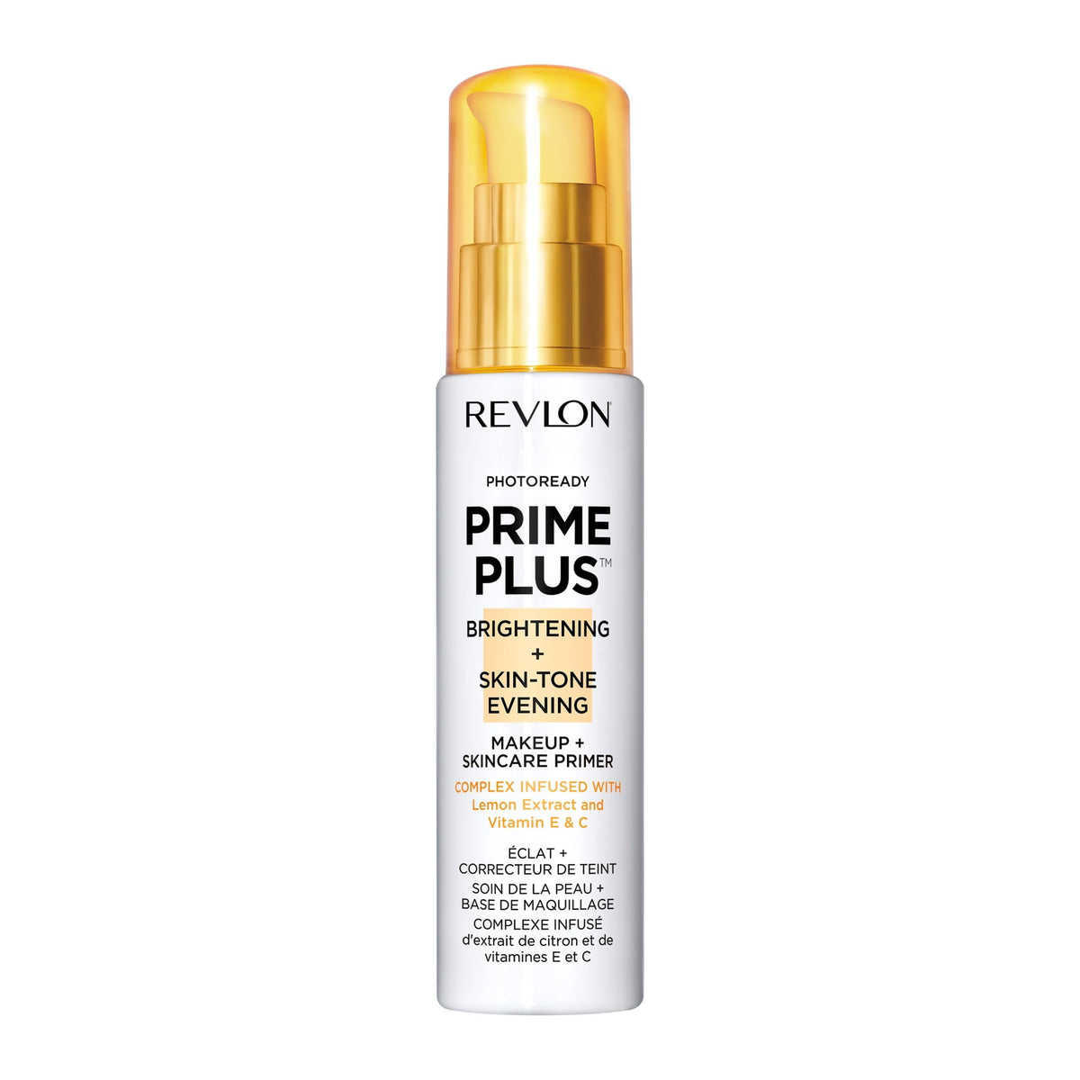 Revlon PhotoReady Prime Plus Primer, Brightening + Skin-Tone Evening, 1 fl oz