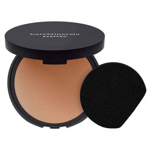 bareMinerals BAREPRO 24HR Skin Perfecting Talc-Free Matte Powder Foundation, Medium Deep 40 Cool