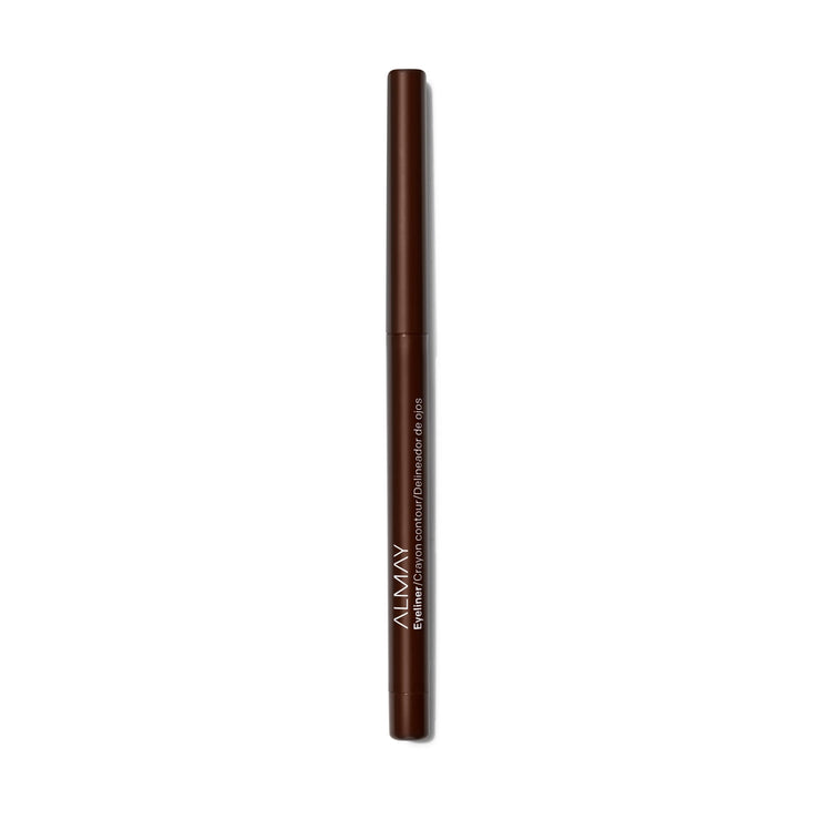 Almay All-Day Eyeliner Pencil, Crayon Contour Water Resistant Eyeliner Pencil, 206 Black Brown, 0.01 oz