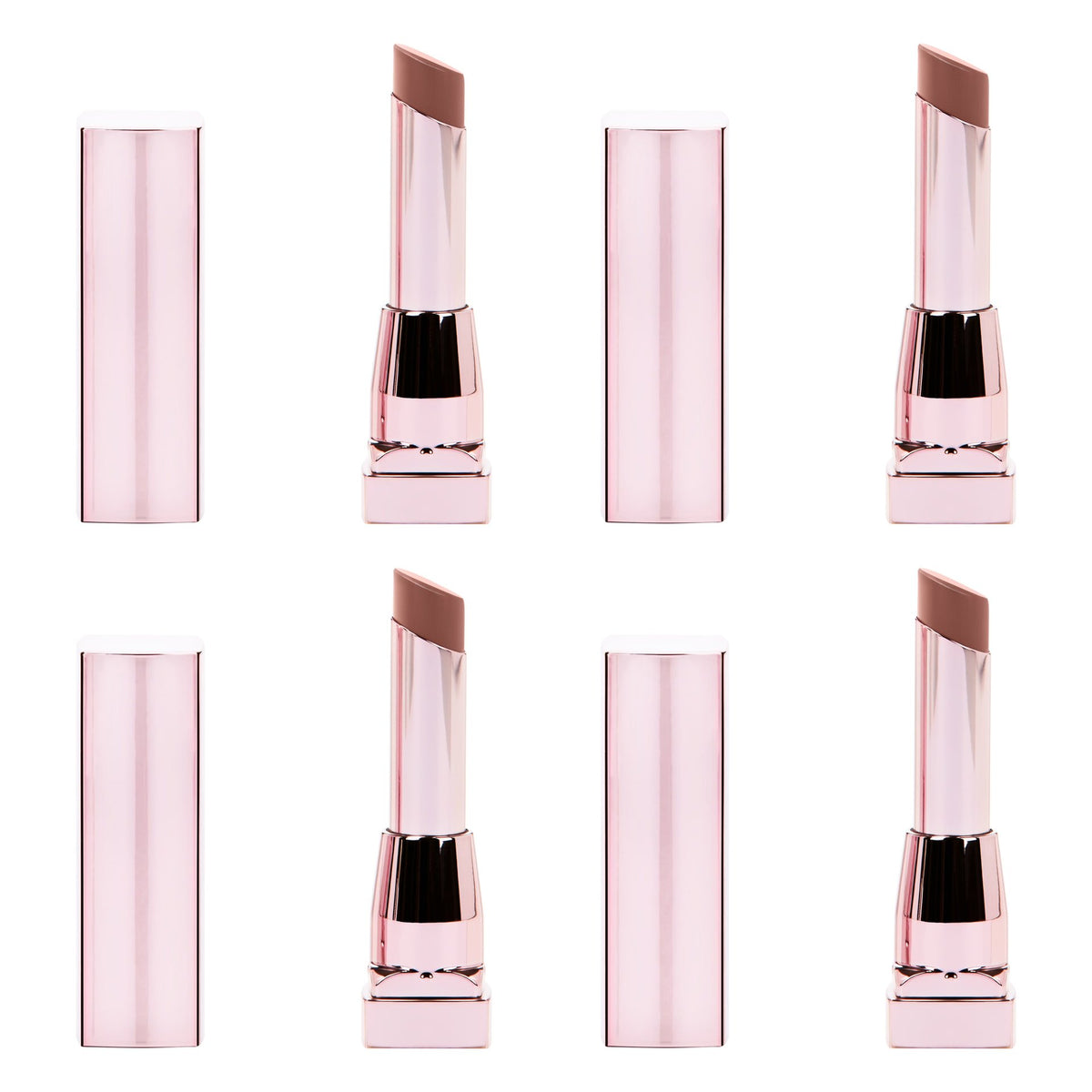 Maybelline Color Sensational Shine Compulsion Lipstick Makeup, Chocolate Lust 4-Pack