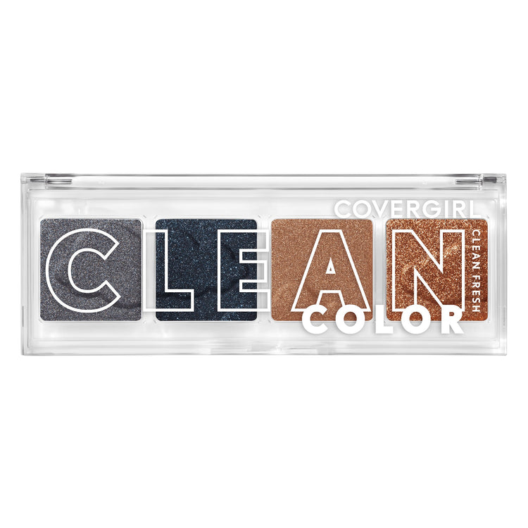 COVERGIRL Clean Fresh Clean Color Eyeshadow, 282 Midnight Sky, 0.14 oz