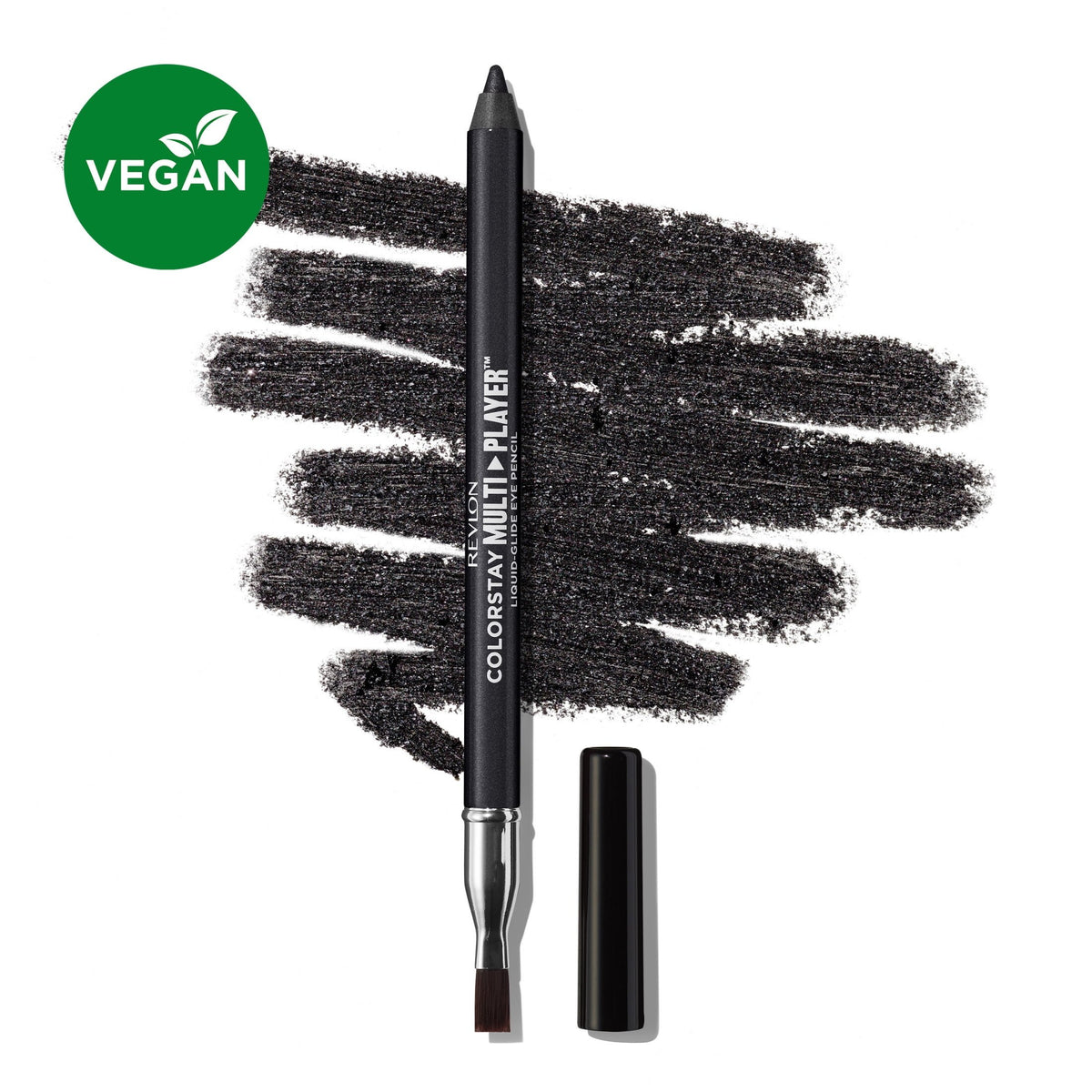 Revlon ColorStay Multiplayer Liquid-Glide Eye Pencil, Waterproof Eye Liner, 401 Checkmate, 0.03 oz