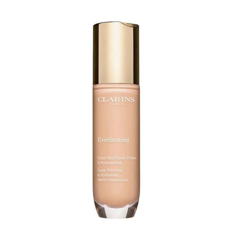 Clarins Everlasting Foundation 100C Lilly Matte Finish All Skin Types 1 oz