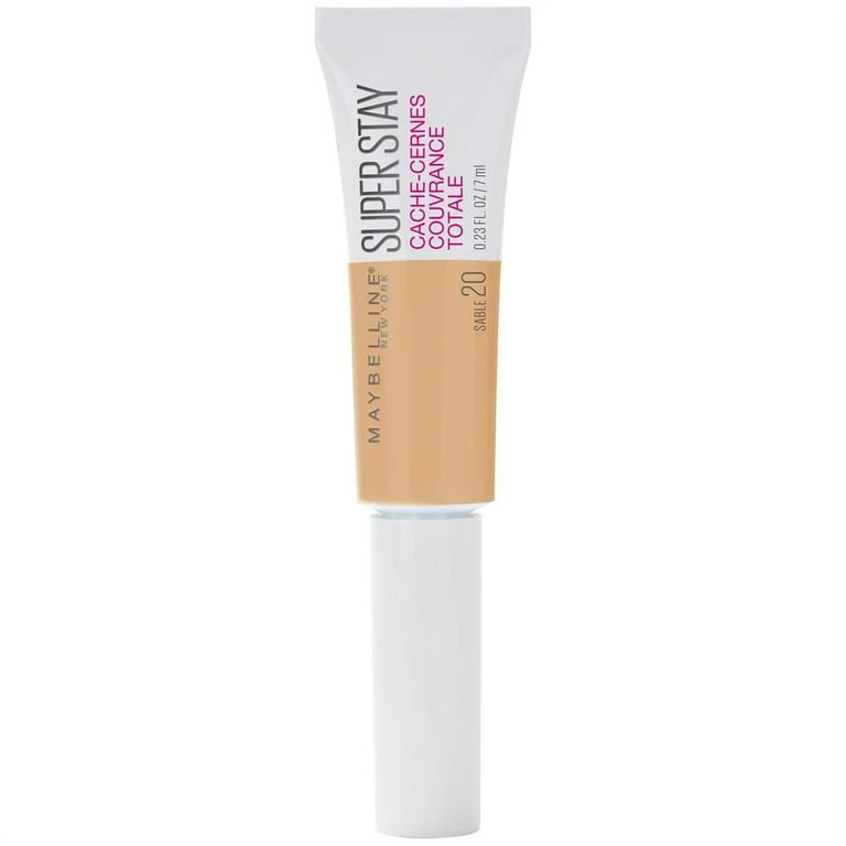 Maybelline Super Stay Under Eye Concealer Liquid, Sand 20, 0.23 fl oz