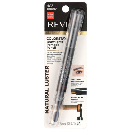 Revlon ColorStay Browlights  Pencil, 403 Dark Brown