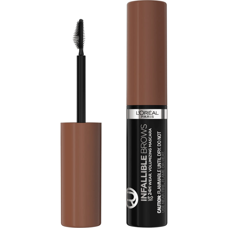L'Oreal Paris Infallible Volumizing 24H Wear Brow Mascara, 6R Auburn, 0.13 fl oz