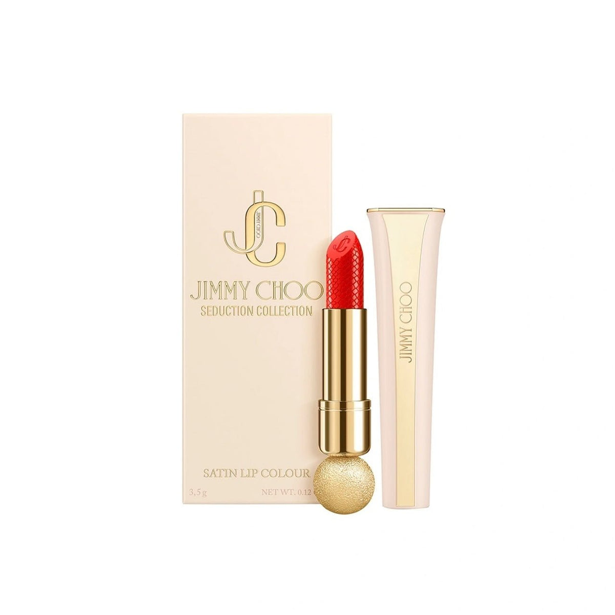 Jimmy Choo Seduction Collection Satin Lip Colour Lipstick - Coral Kiss 004