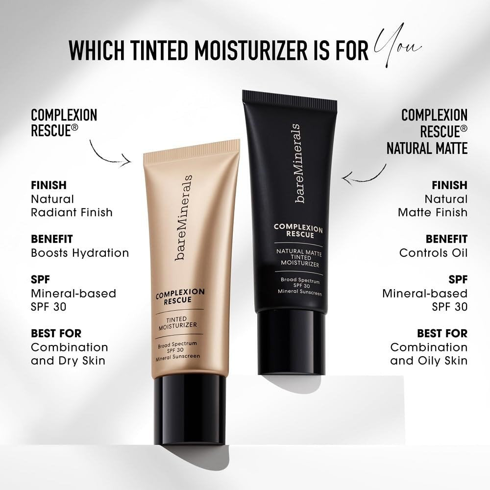 bareMinerals Complexion Rescue Tinted Moisturizer, SPF 30, Bamboo 5.5 1.18 fl oz