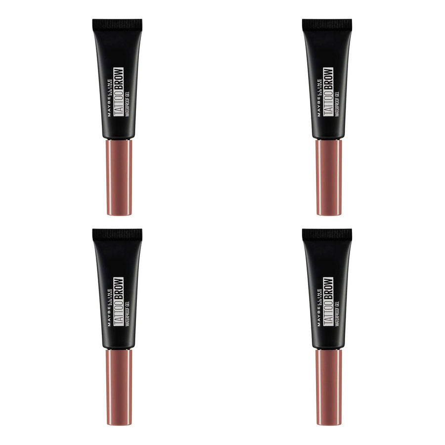 Maybelline Tattoo Brow Waterproof Gel, 09 Auburn, 5ml - 4 Pack