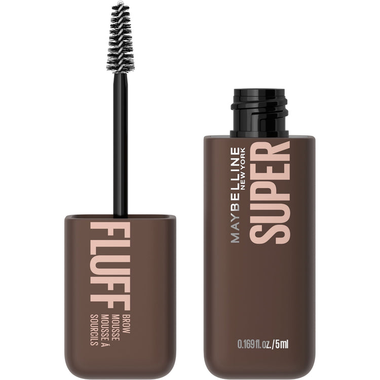 Maybelline Superfluff Volumizing Eyebrow Gel Mousse, Deep Brown, 0.17 fl oz