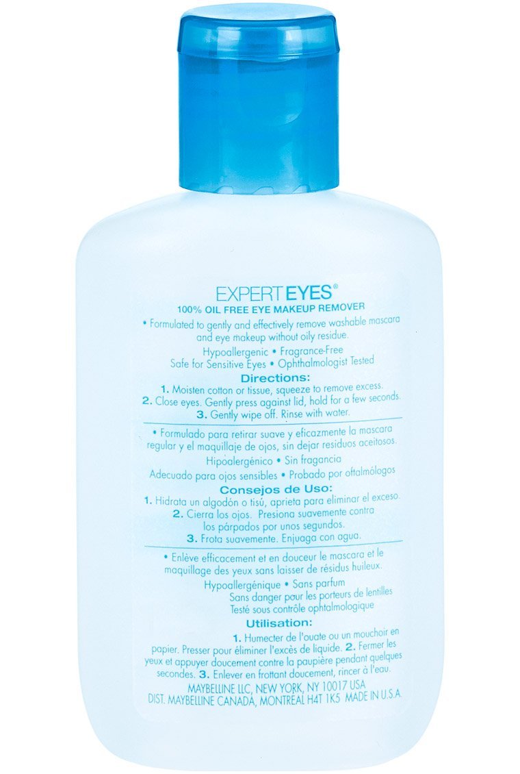 Maybelline Expert Eyes Oil Free Eye Makeup Remover, 2.3 fl oz