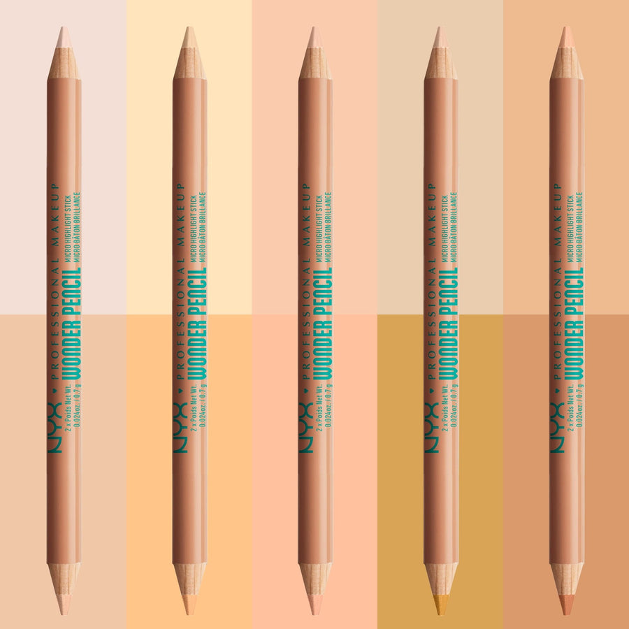 NYX Professional Makeup Wonder Pencil, Vegan Highlighting Pencil, Medium Peach