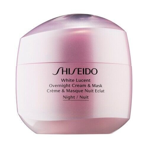 Shiseido White Lucent Overnight Cream and Mask -2.6 oz