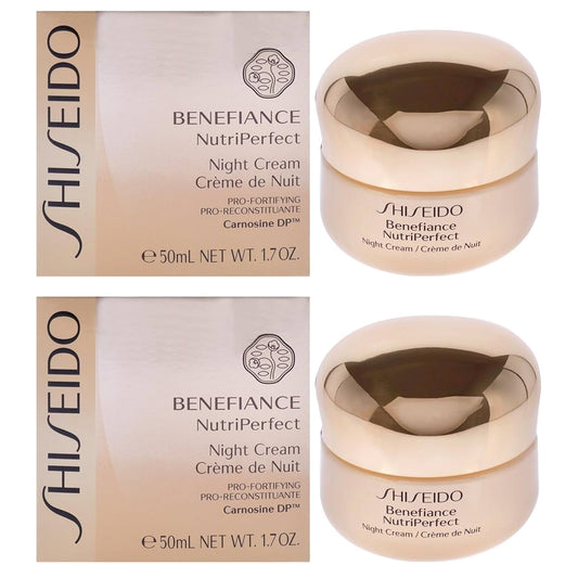 Shiseido Benefiance NutriPerfect Night Cream 50ml / 1.7oz Sealed, Pack of 2